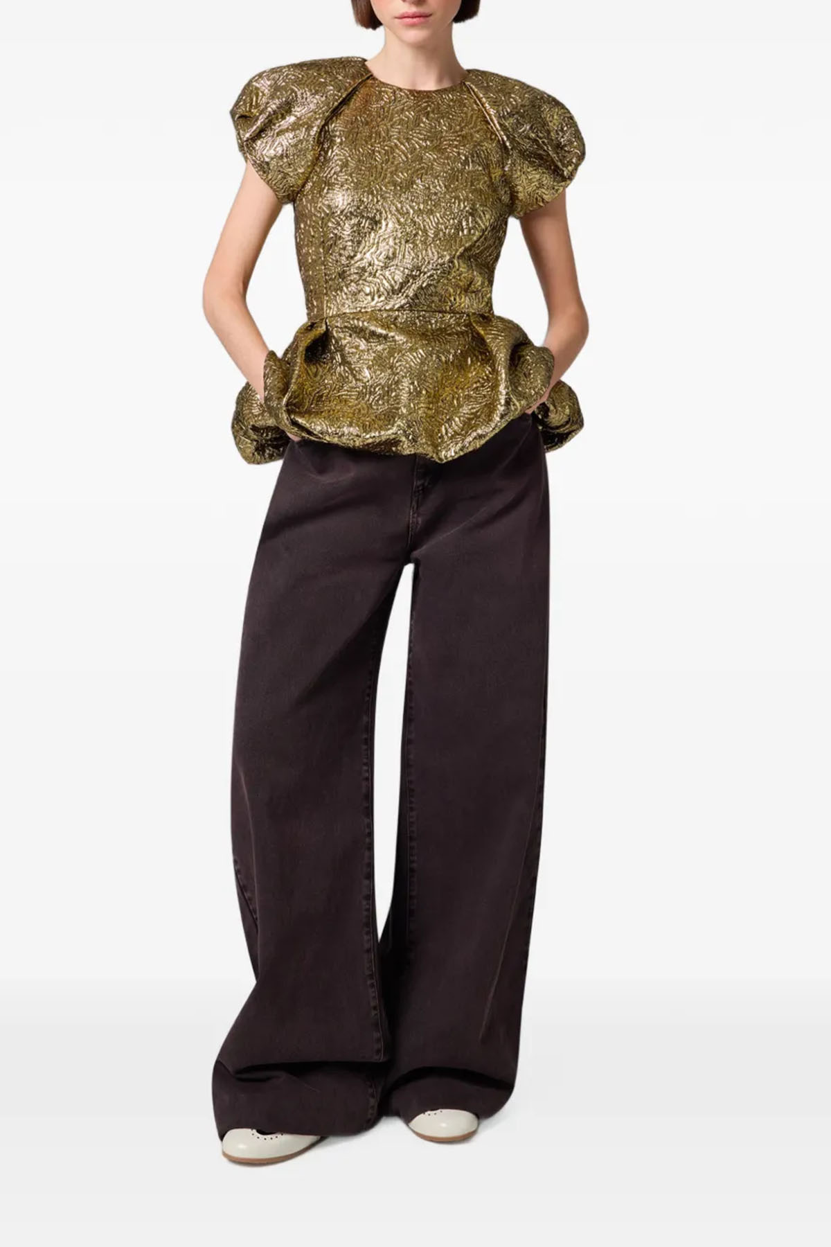 MSGM Jeans Brown