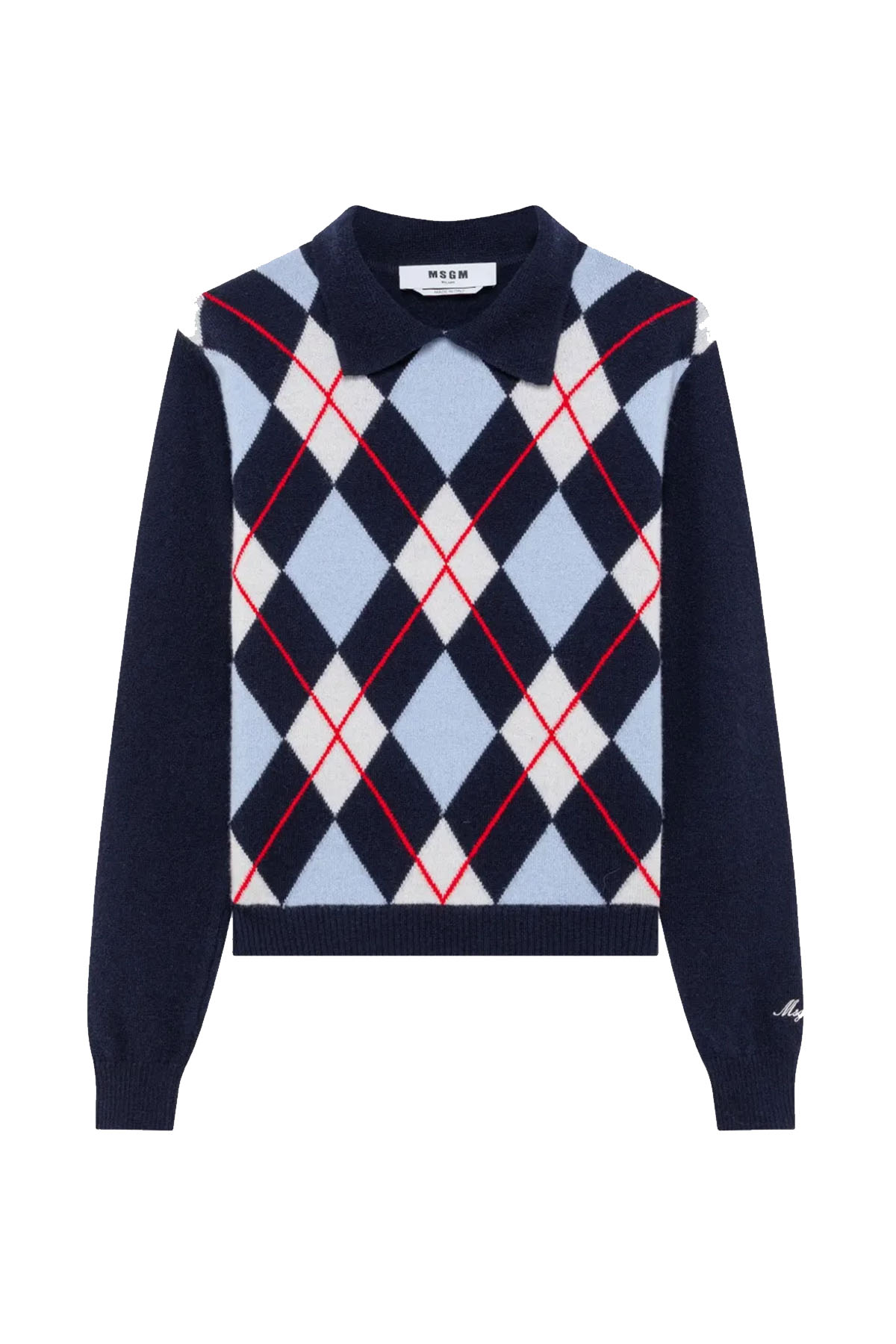MSGM Maglie Blue