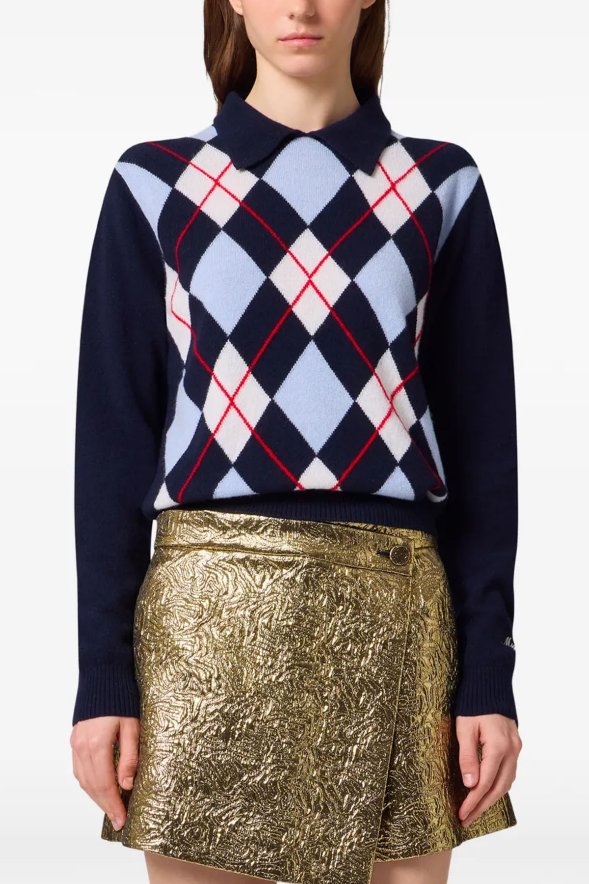 MSGM Maglie Blue