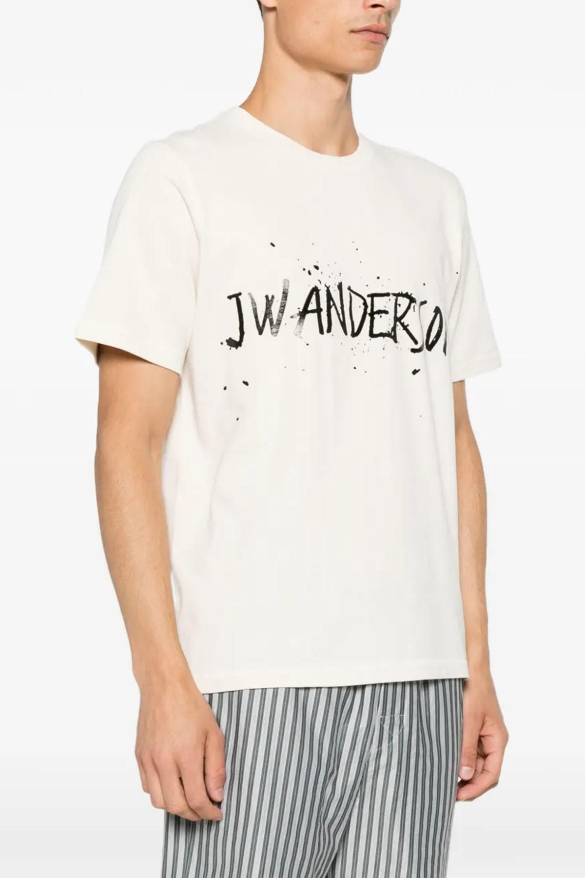 Jw Anderson T-shirt en Polo Ecru