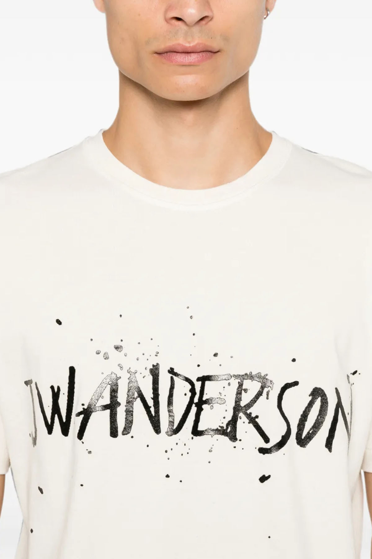 Jw Anderson T-shirt en Polo Ecru