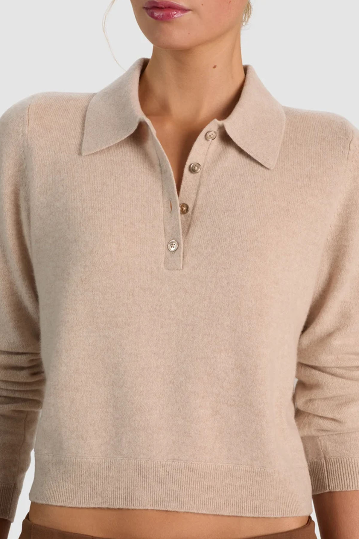Alice + Olivia T-shirt en Polo Beige