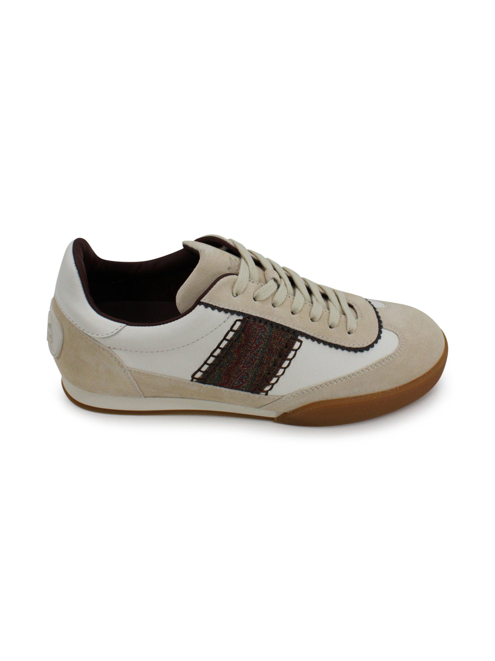 ETRO Etro Flat shoes White Leather - Women　エトロ フラット シューズ ホワイト レザー - レディース