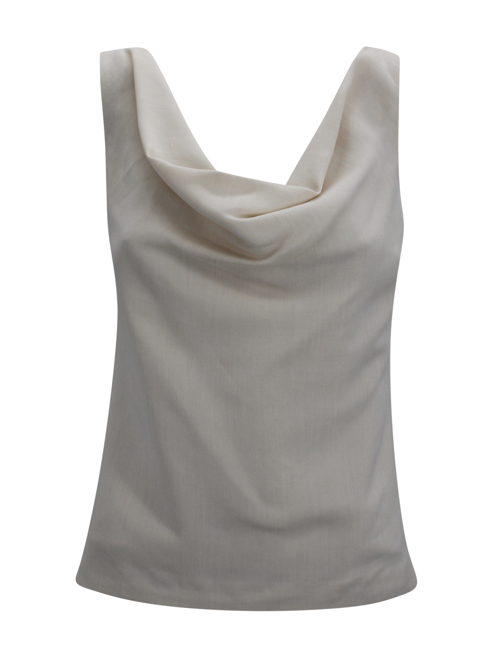 Brunello Cucinelli Top Cream Viscose – Women