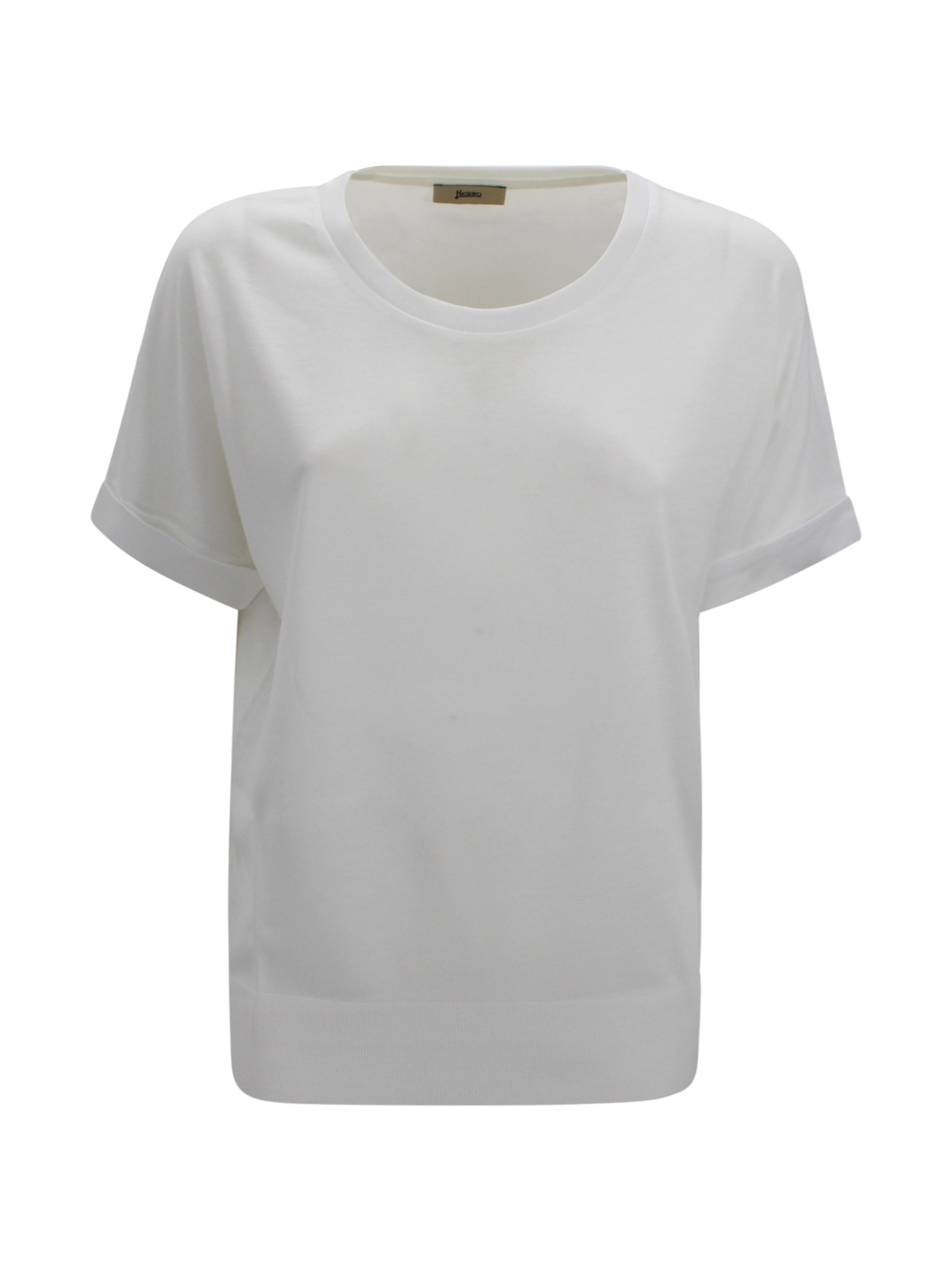 HERNO Herno Sweaters White Cotton - Women　ヘルノ セーター ホワイト コットン - レディース