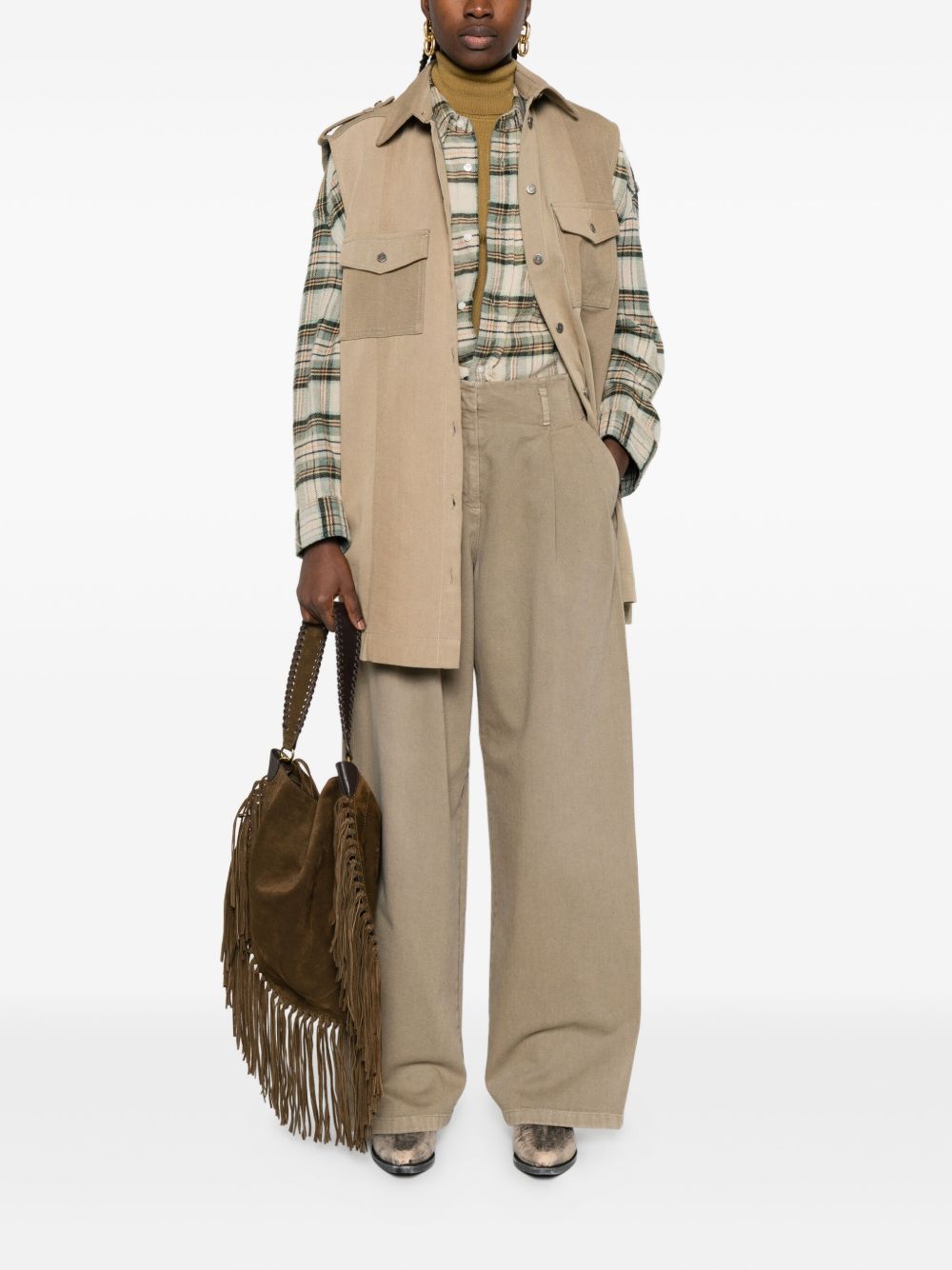 Golden Goose Jean Bootcut - Marron Clair