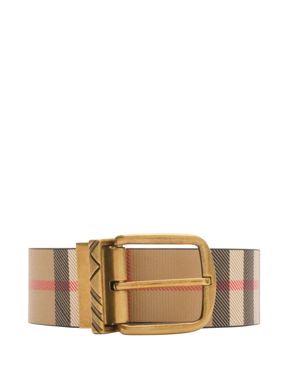 Burberry Burberry Belts Black/sand/silver - Men　バーバリー ベルト ブラック/サンド/シルバー - メンズ