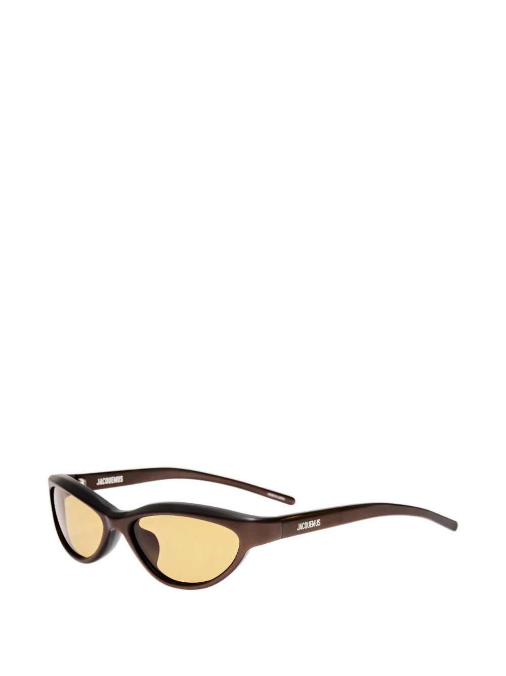 JACQUEMUS JACQUEMUS Sunglasses Brown/silve/amber - Unisex　JACQUEMUS サングラス ブラウン/シルバー/アンバー - ユニセックス