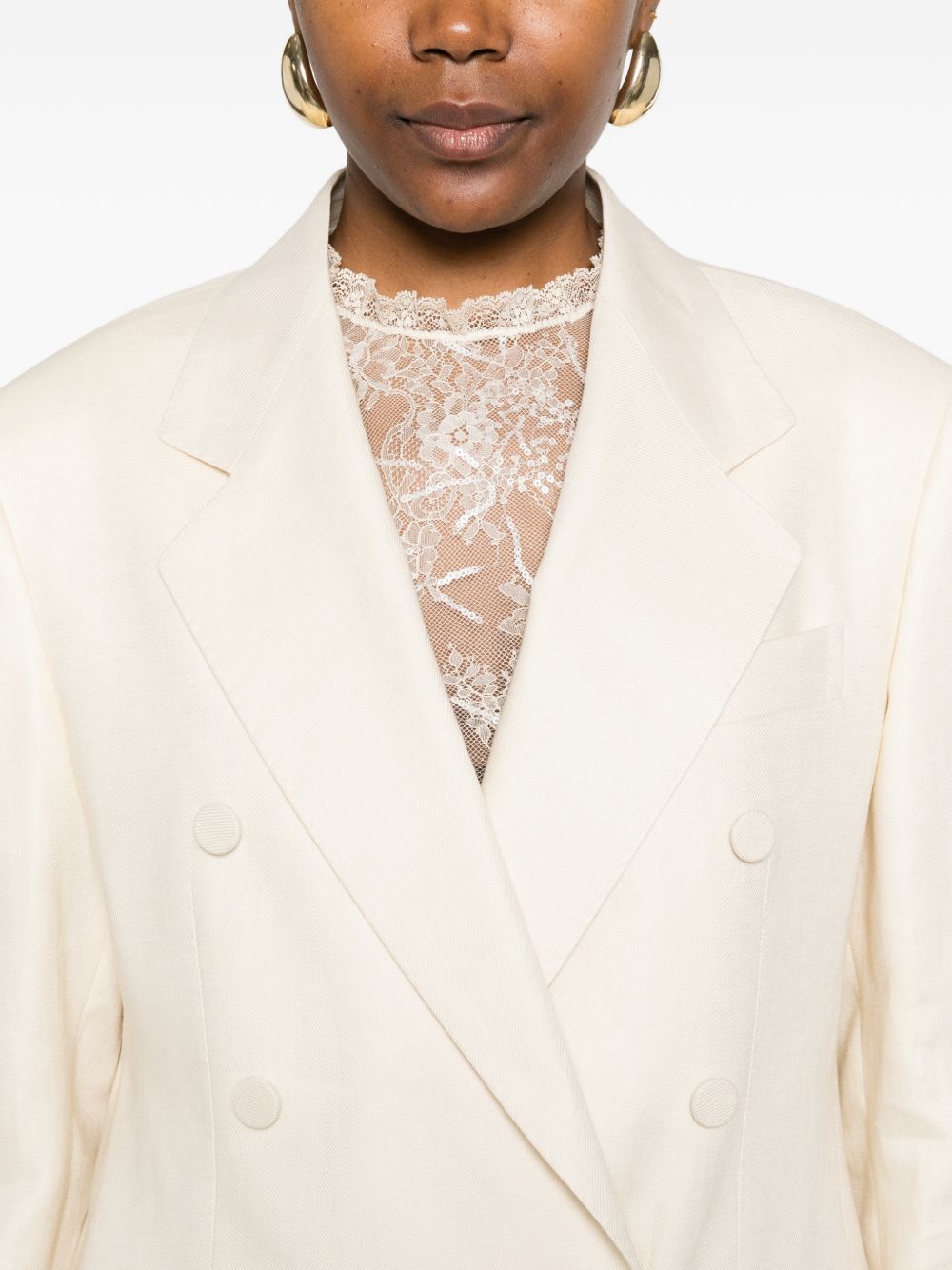 The Row Tagliatore Dresses Ivory Lino - Women　タリアトーレ ドレス アイボリー Lino - レディース