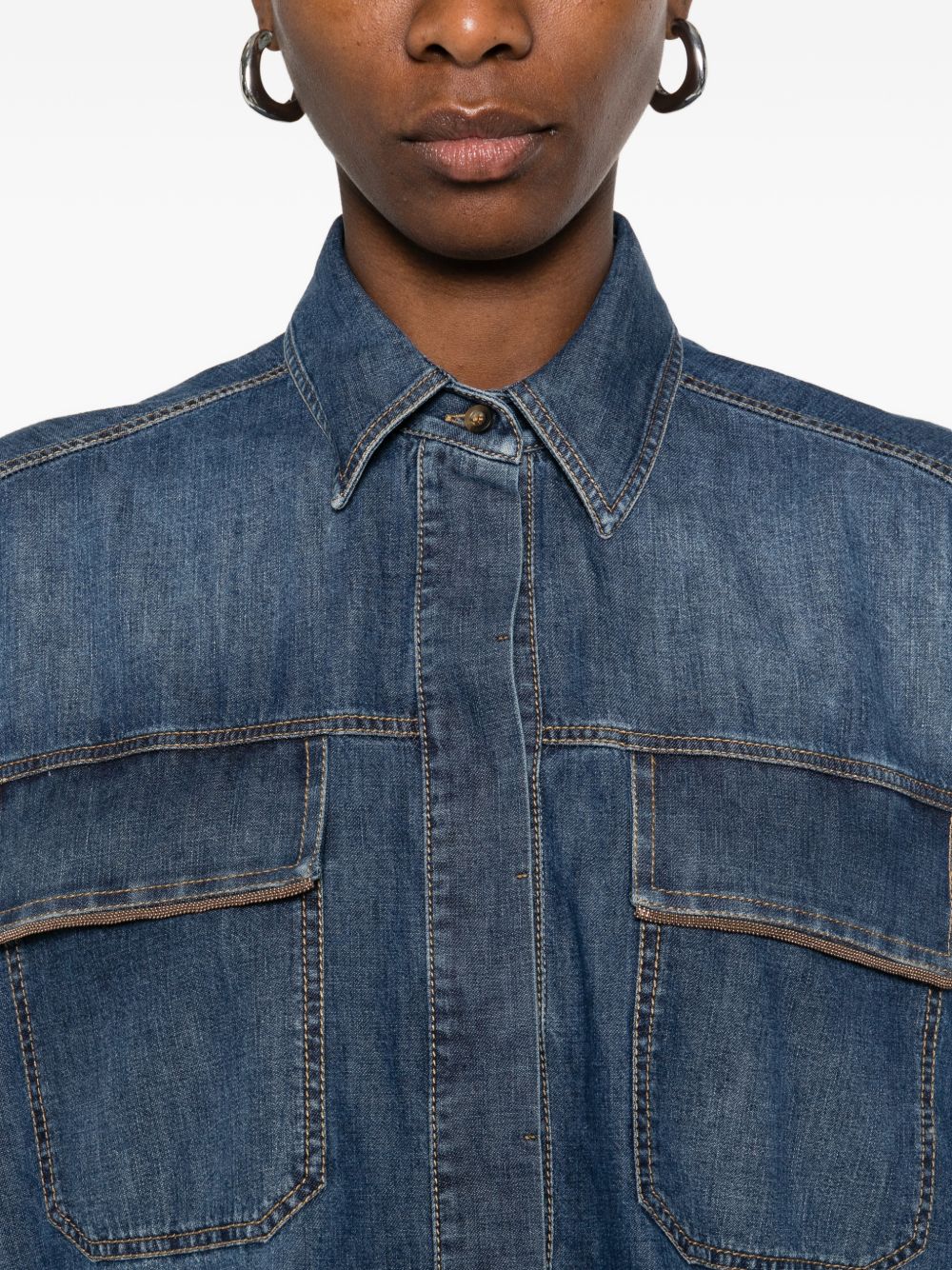 Brunello Cucinelli Shirts Denim – Women