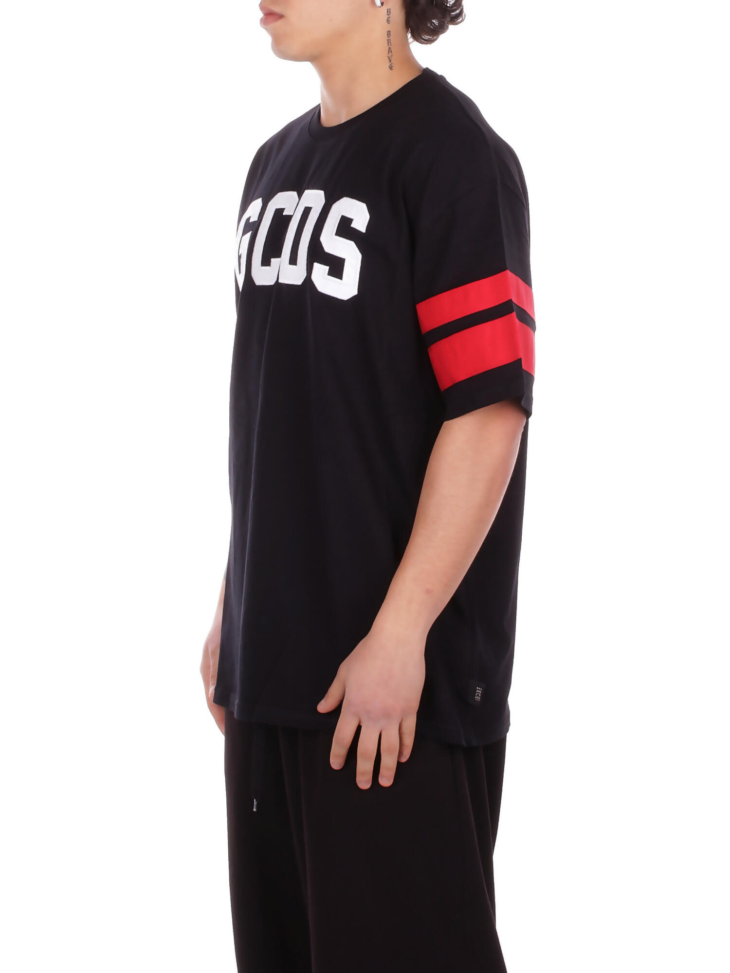 GCDS T-shirt e Polo Black red