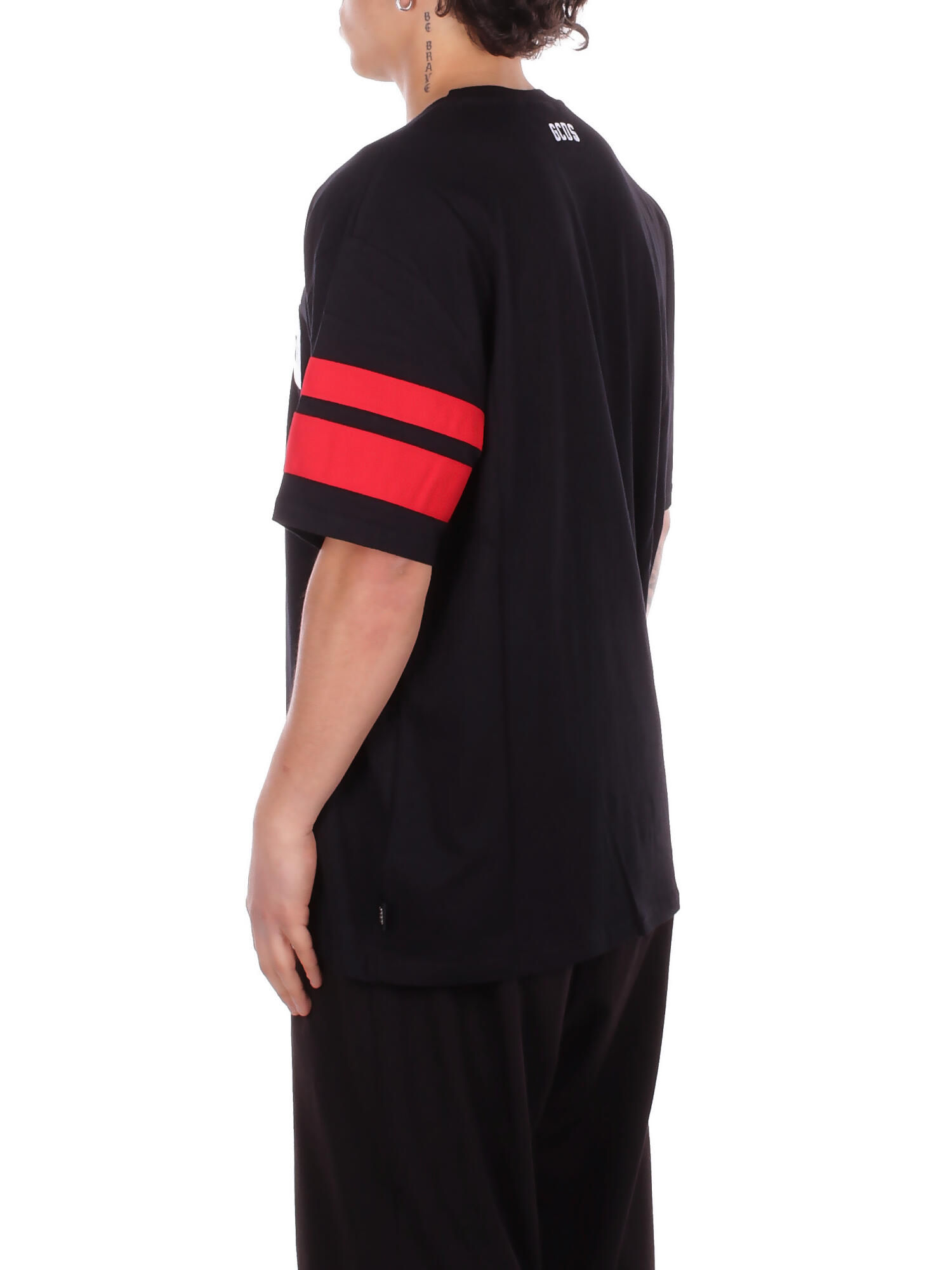 GCDS T-shirt e Polo Black red