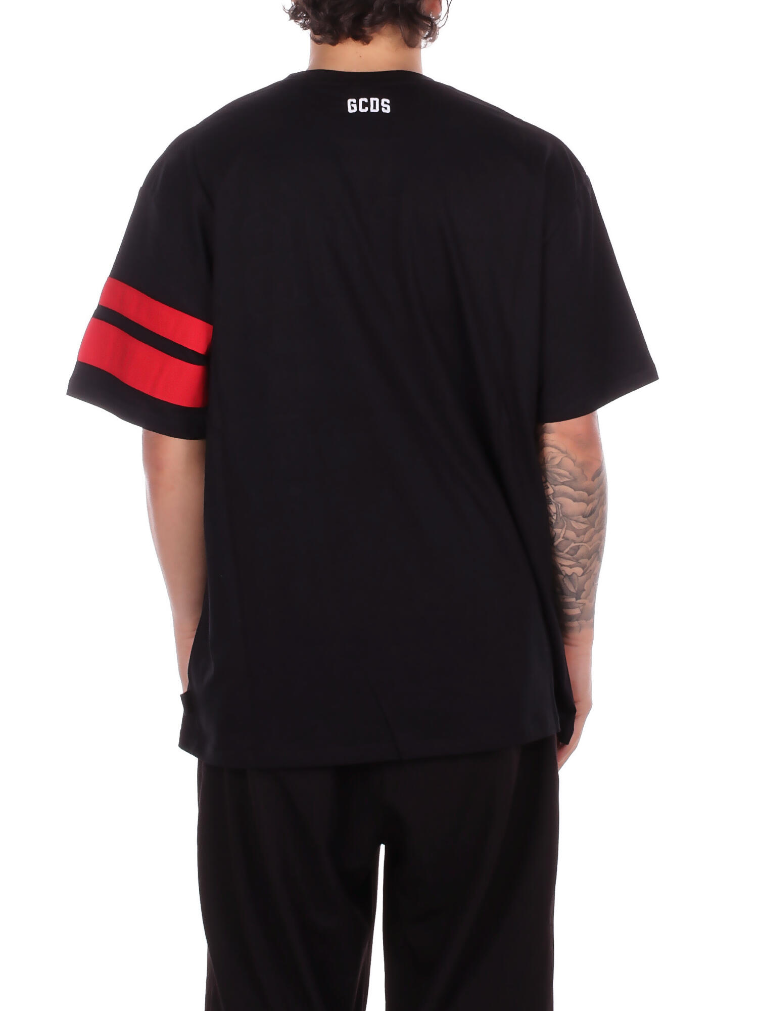GCDS T-shirt e Polo Black red
