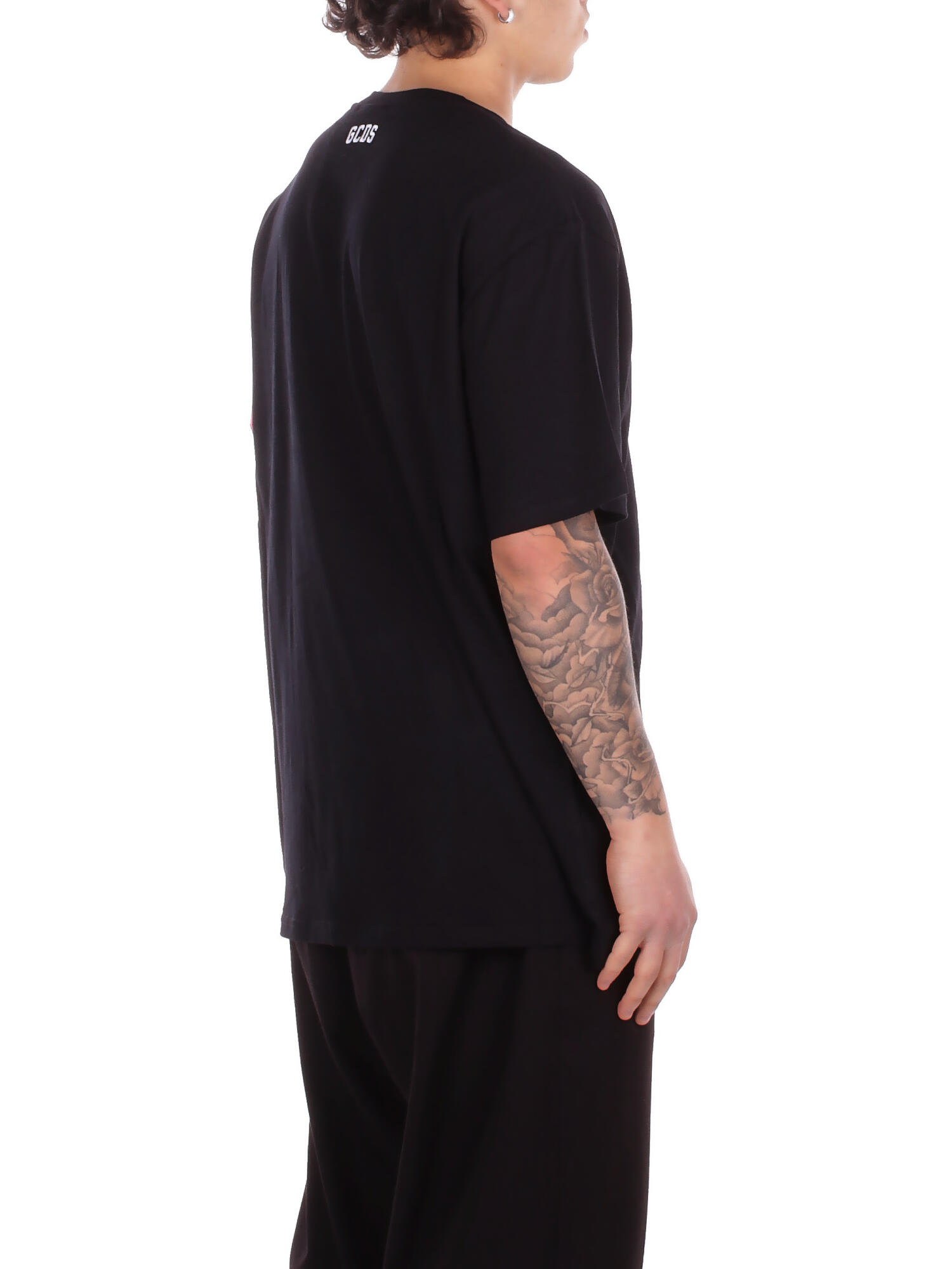 GCDS T-shirt e Polo Black red