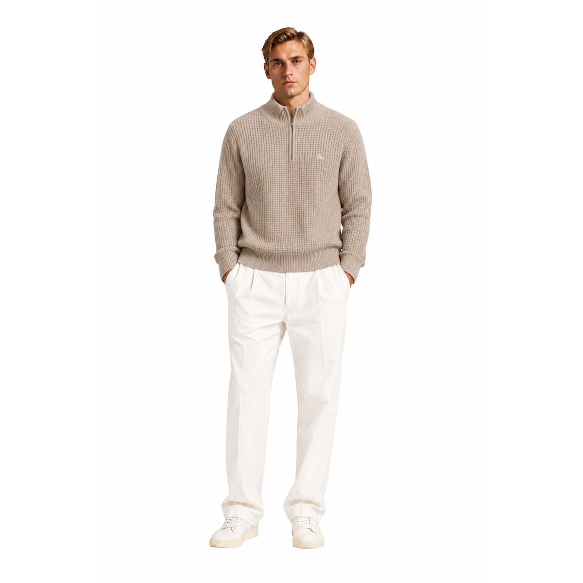 Lacoste Camisas Beige
