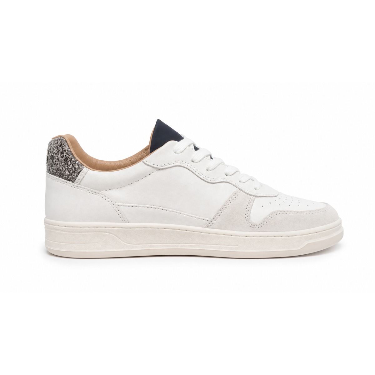 Date Sneakers wit bruin