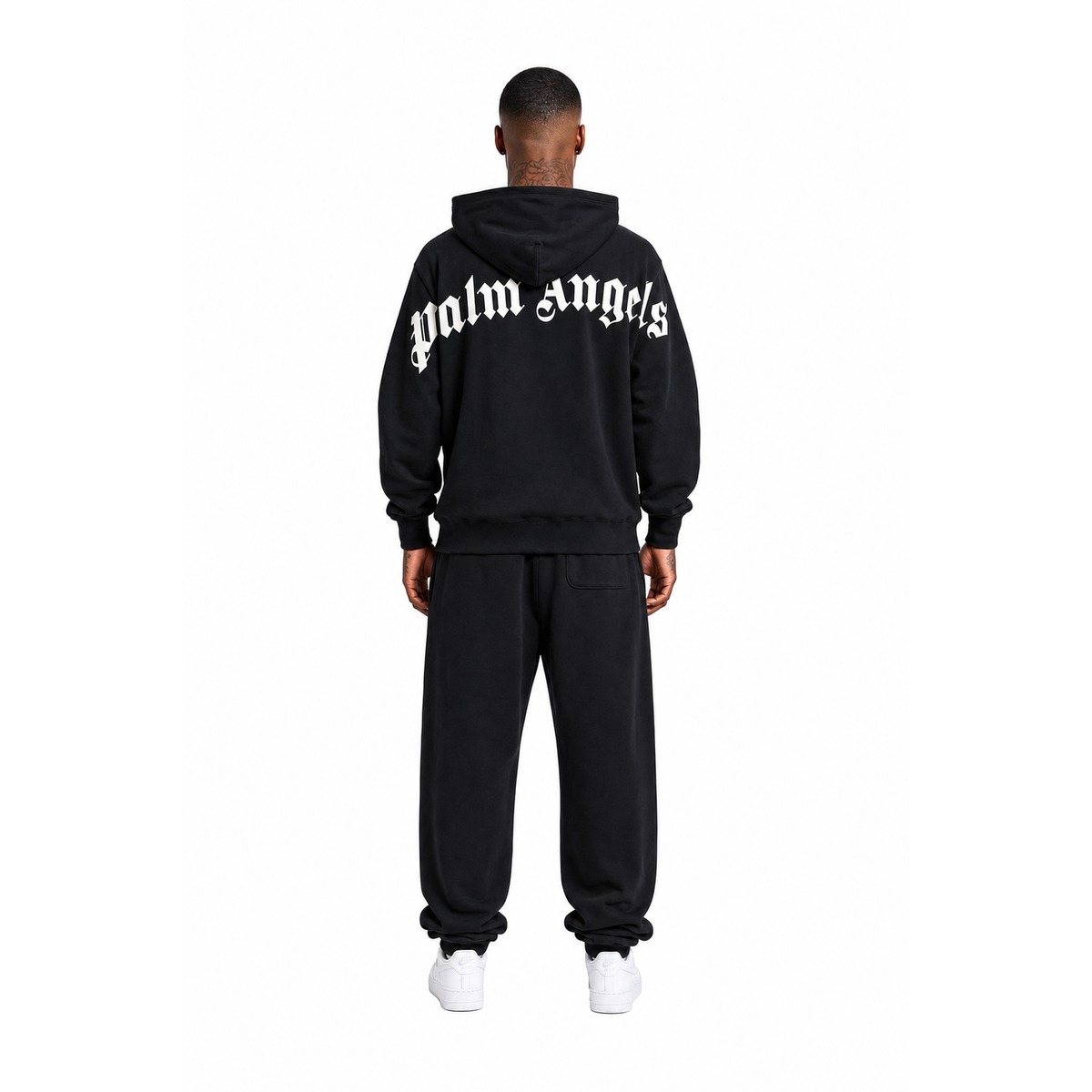Palm Angels Chemises blanches noires