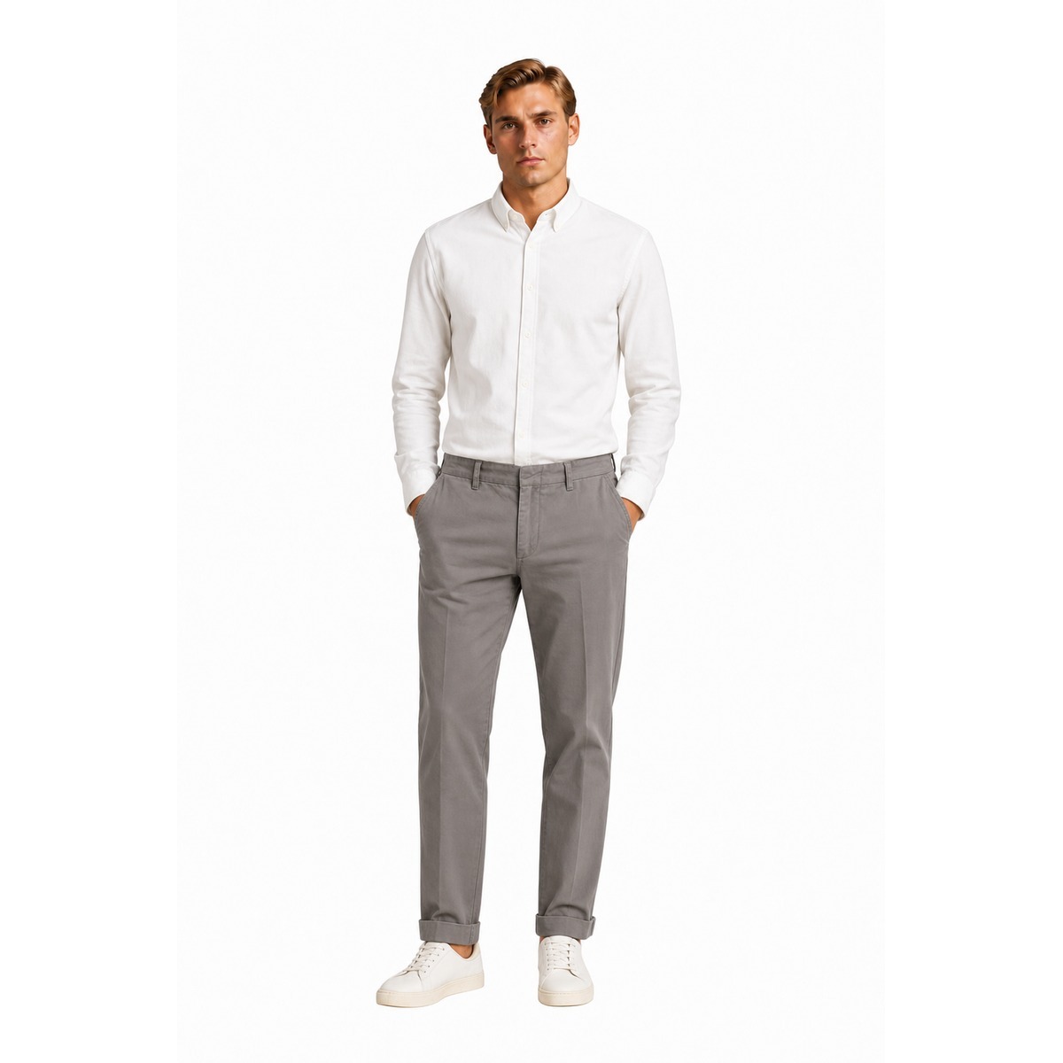 Dondup Pantaloni Tortora