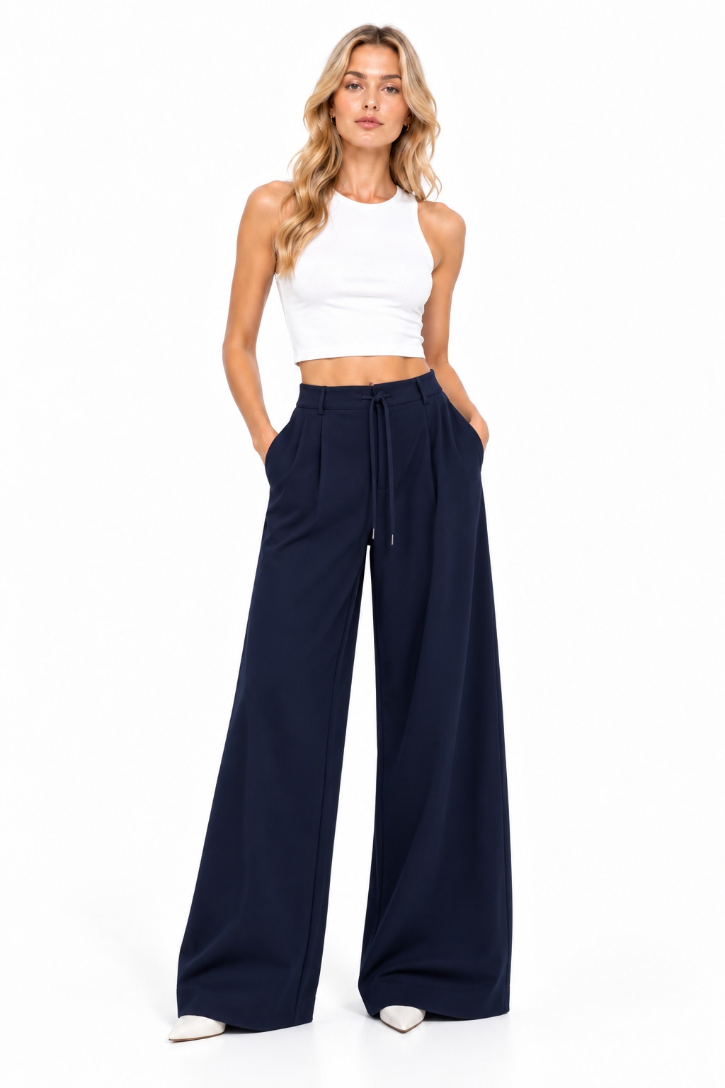 MM MAX MARA Pantaloni Blu navy