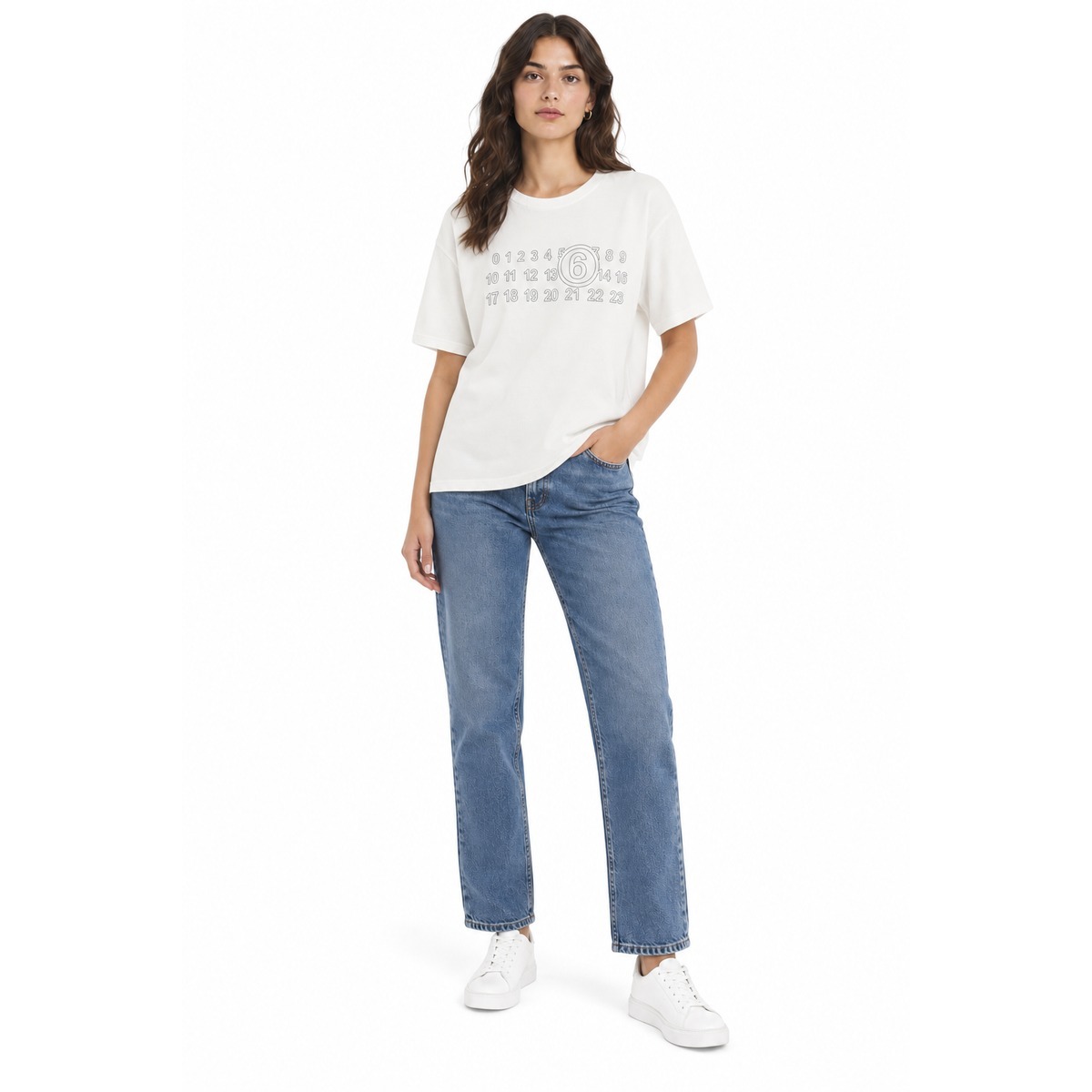 mm6 Maison Margiela T-Shirt und Polo Bianco