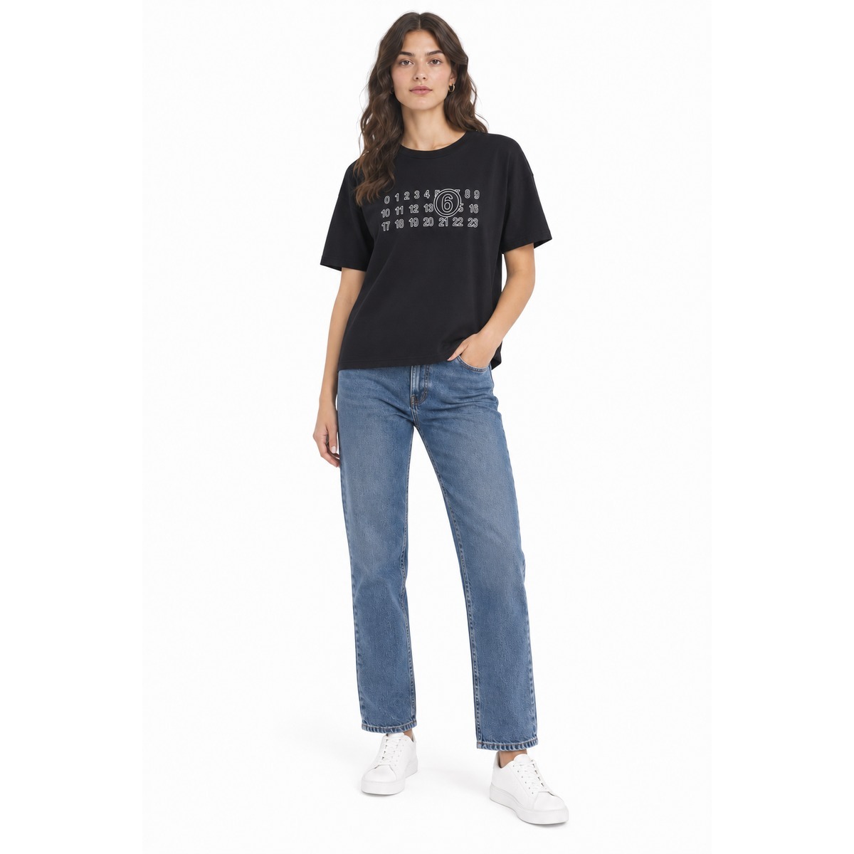 mm6 Maison Margiela T-Shirt und Polo Black