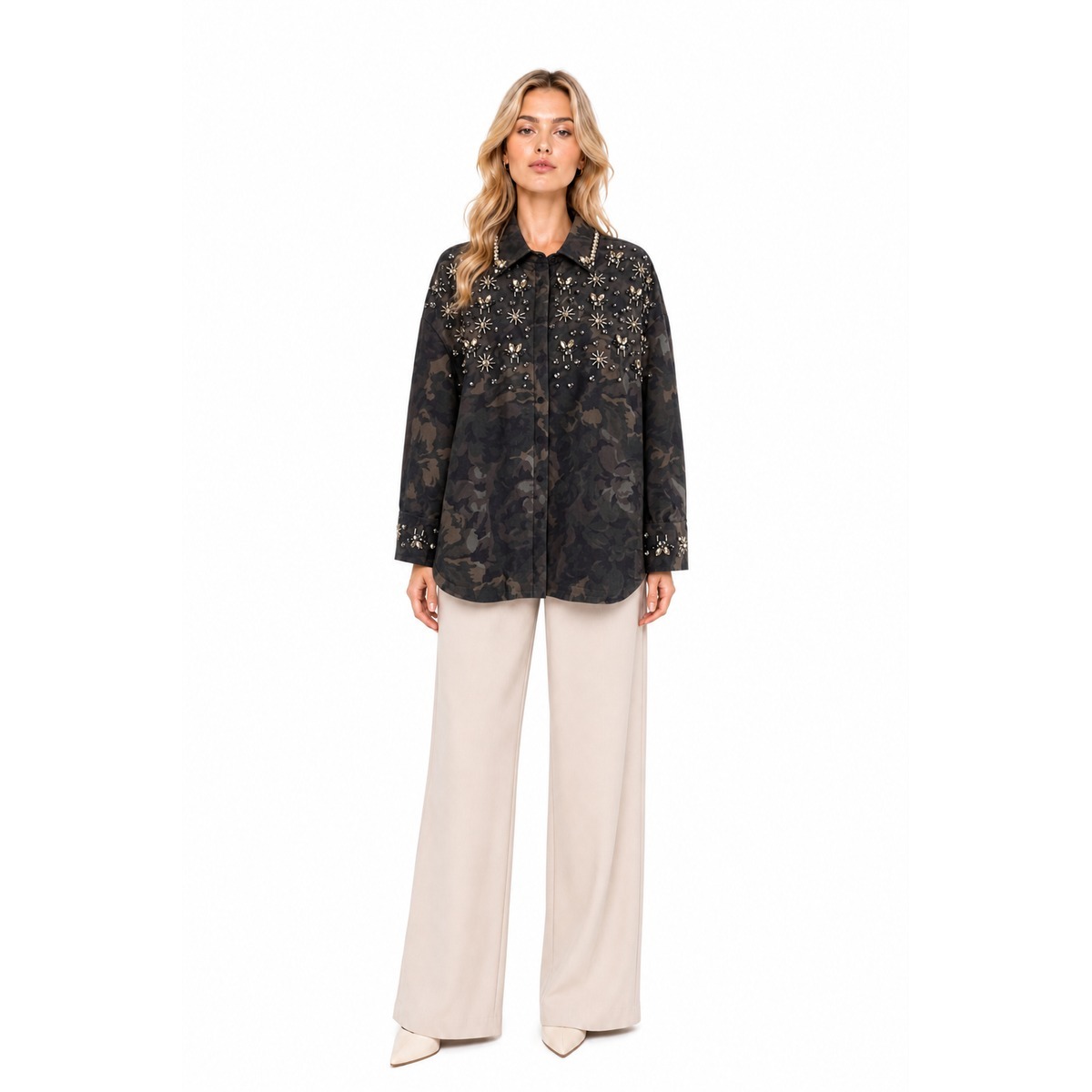 Pinko Camicie Verde nero