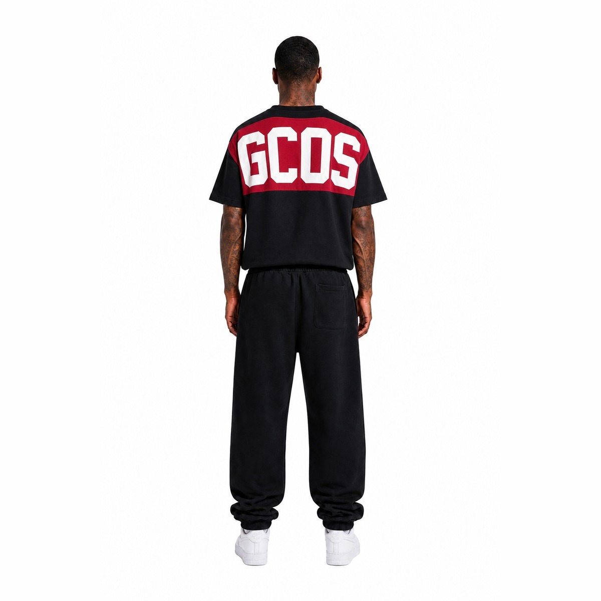 Gcds T-shirt et Polo noir rouge