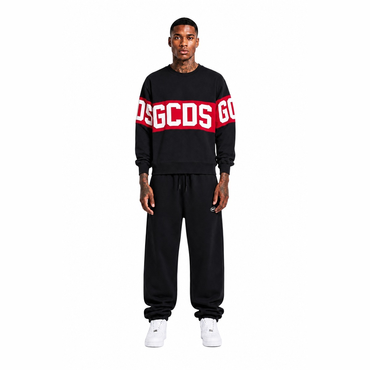 GCDS Maglie Black red