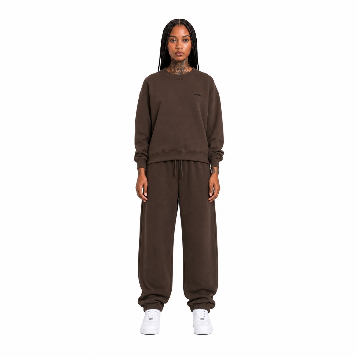 Dondup Mesh Chocolade