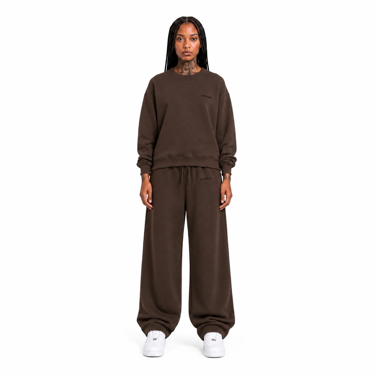 Dondup Mesh Chocolade