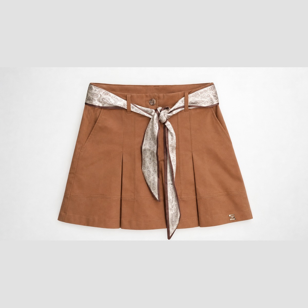 Manila Grace Tobacco Shorts