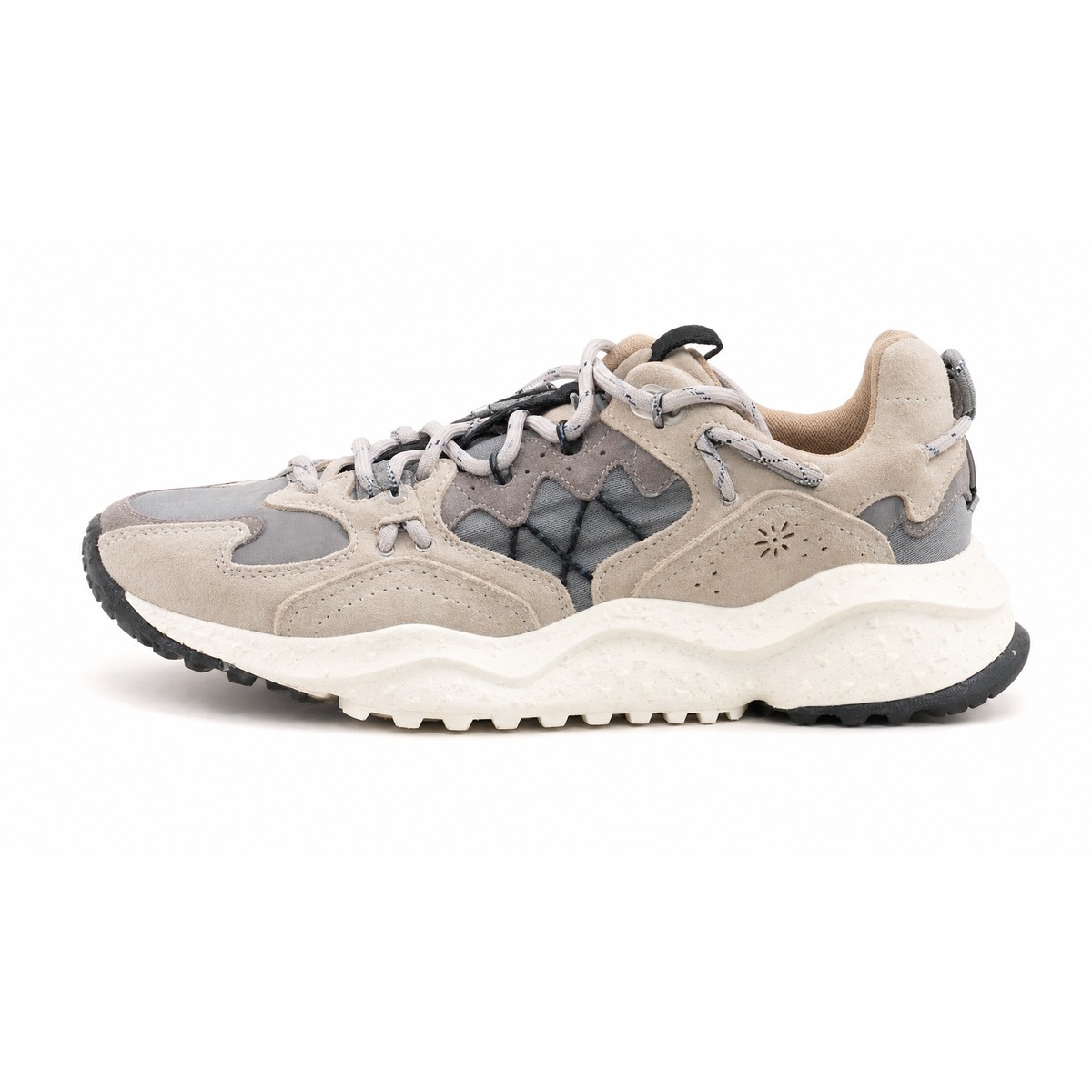Flower Mountain Sneakers Grau beige