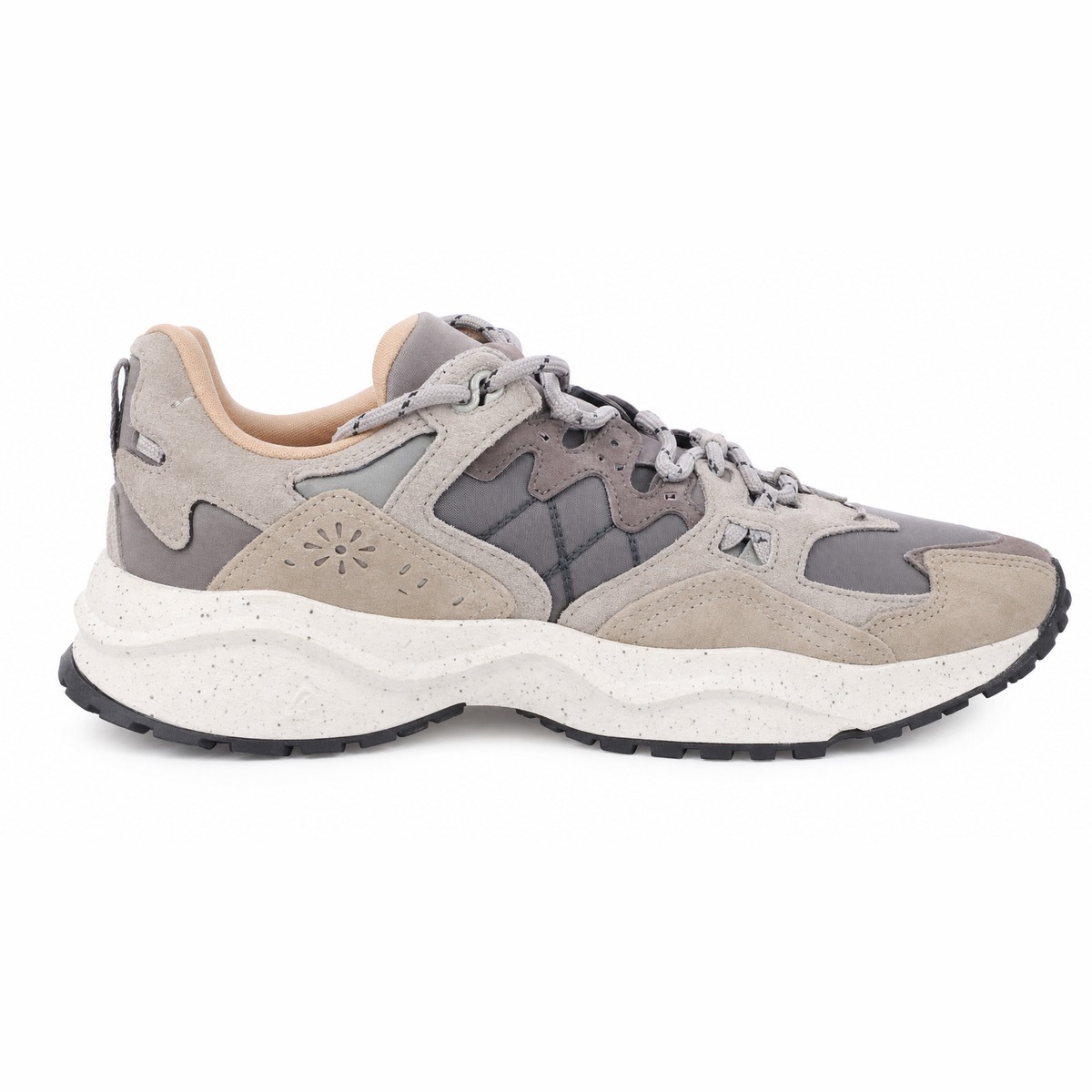 Flower Mountain Sneakers Grau beige