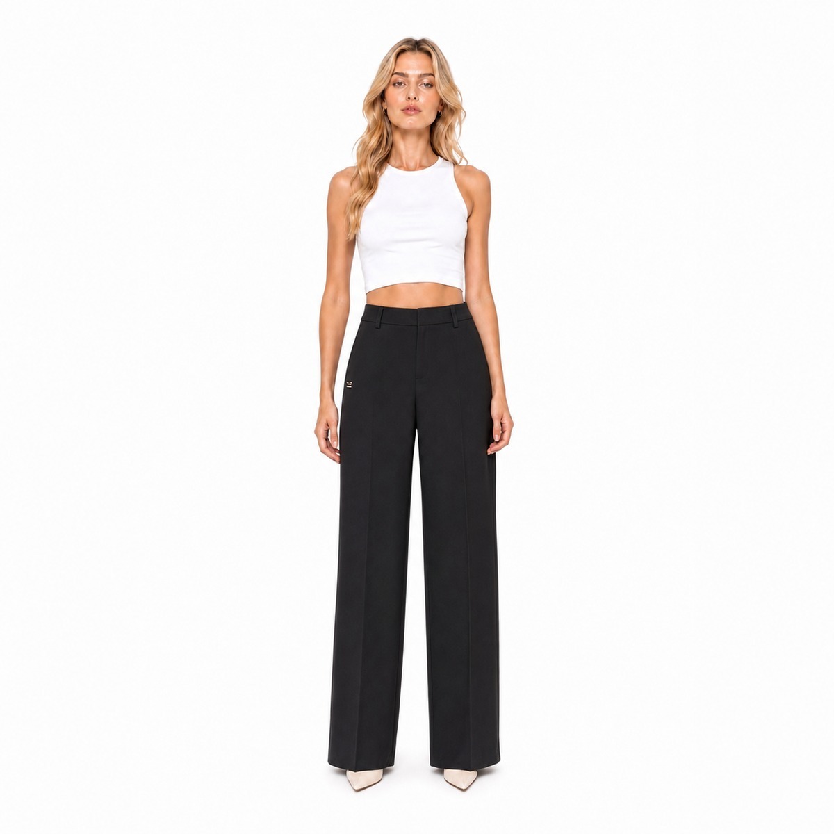Manila Grace Pantaloni Nero