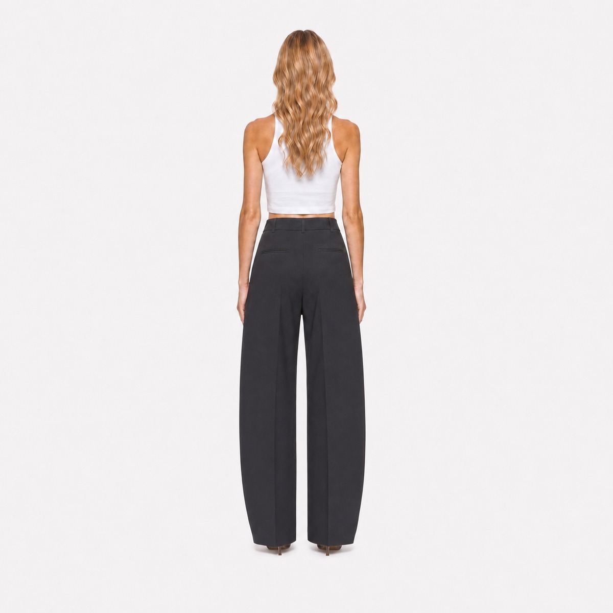 Manila Grace Pantaloni Nero