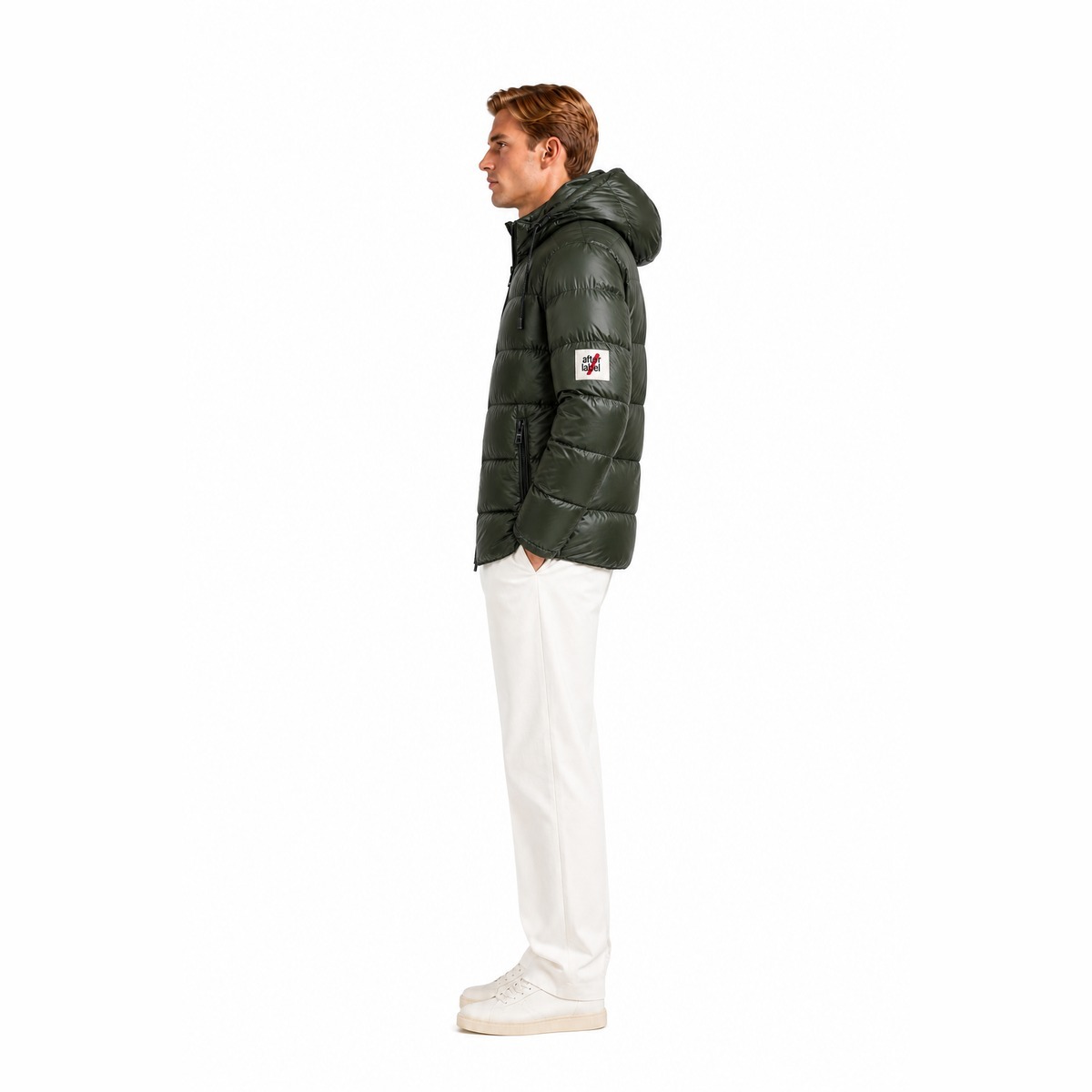 After Label Chaquetas verdes oscuras