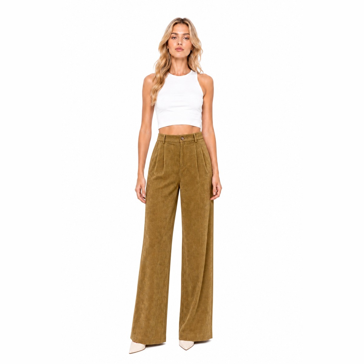 SOLOTRE Pantaloni Olive