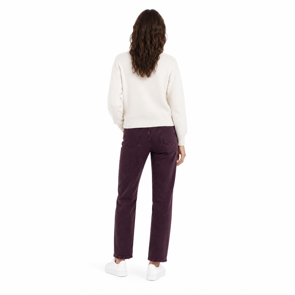 SOLOTRE Pantaloni Borgogna
