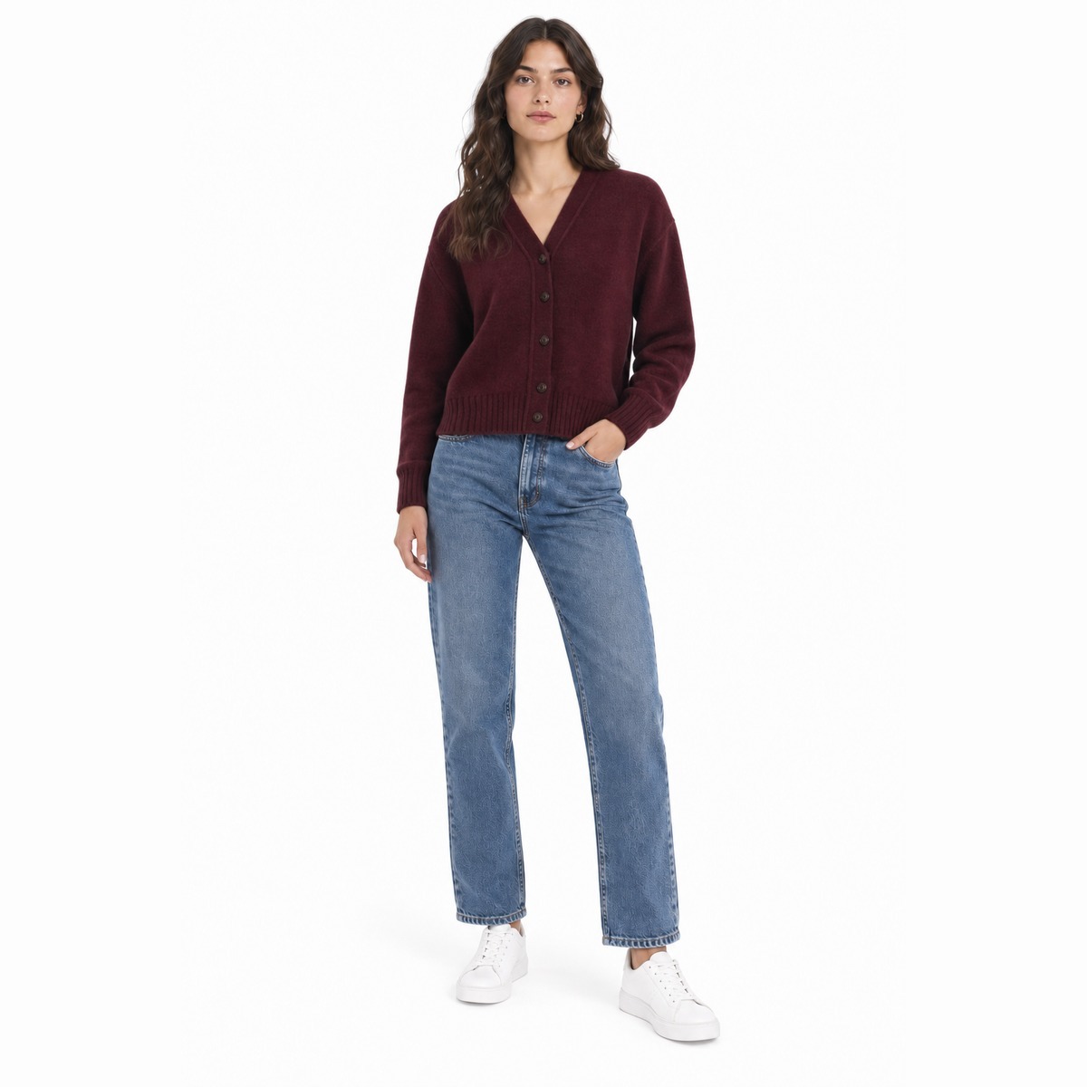 SOLOTRE Maglie Borgogna