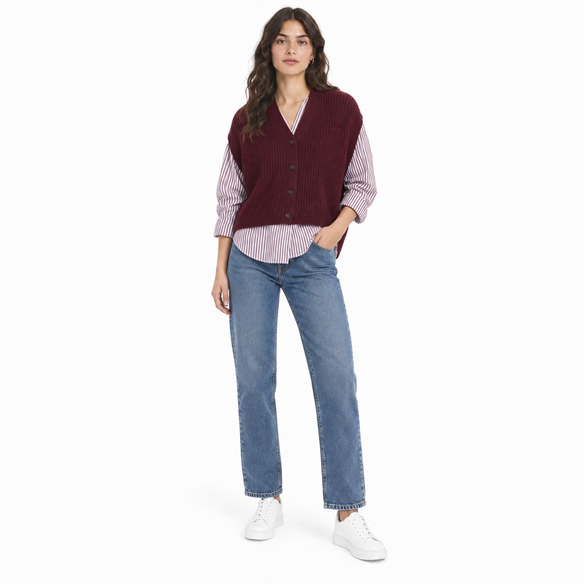 SOLOTRE Maglie Borgogna