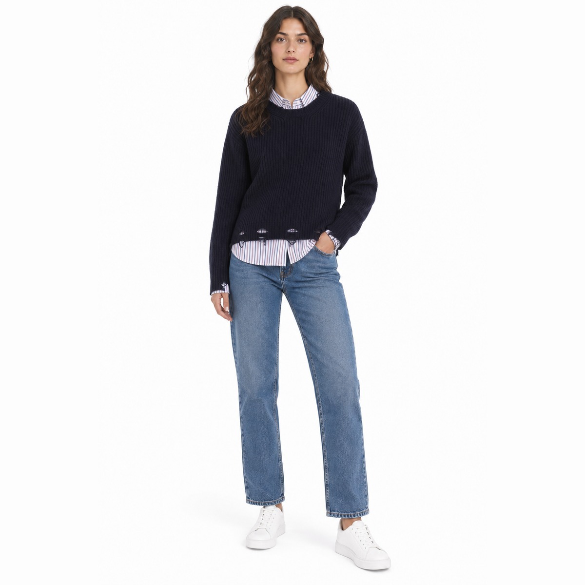 Solotre Camisas Azul negro