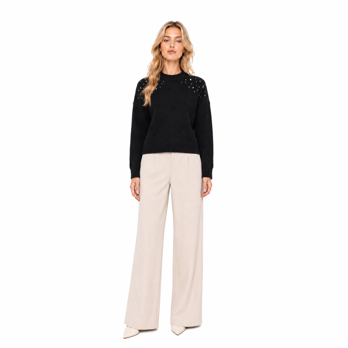 Manila Grace Camisas Negro