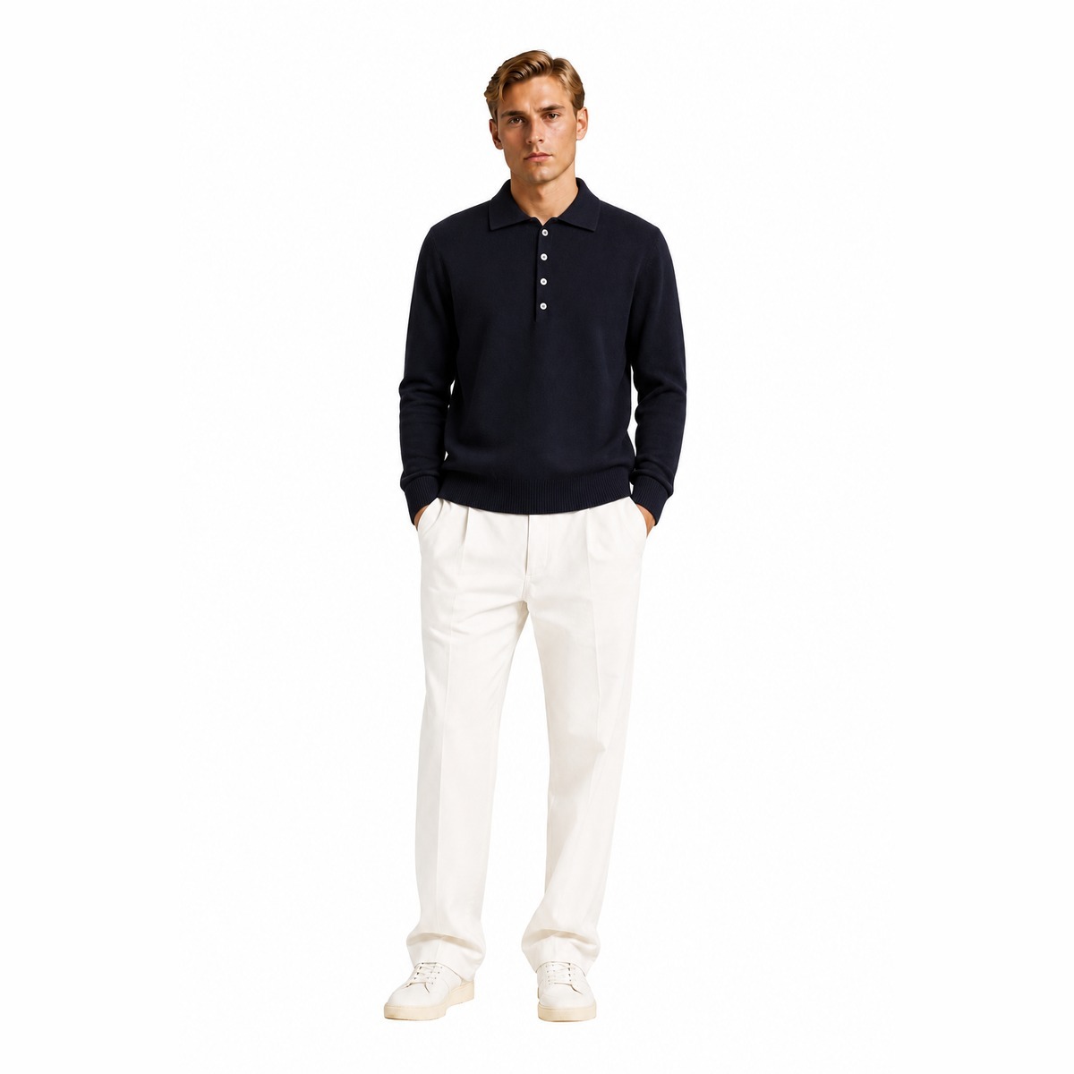 Alpha Studio T-shirt en Polo Blue Night