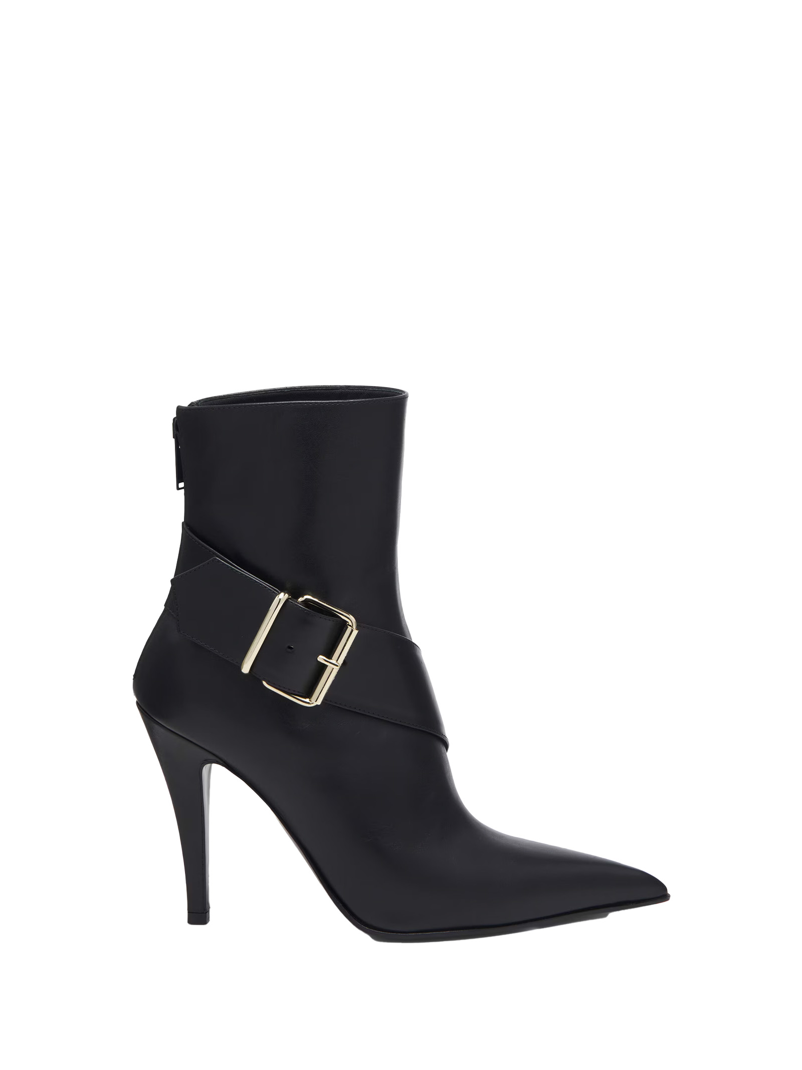 Alexander Mcqueen Boots Black Calf Leather – Women