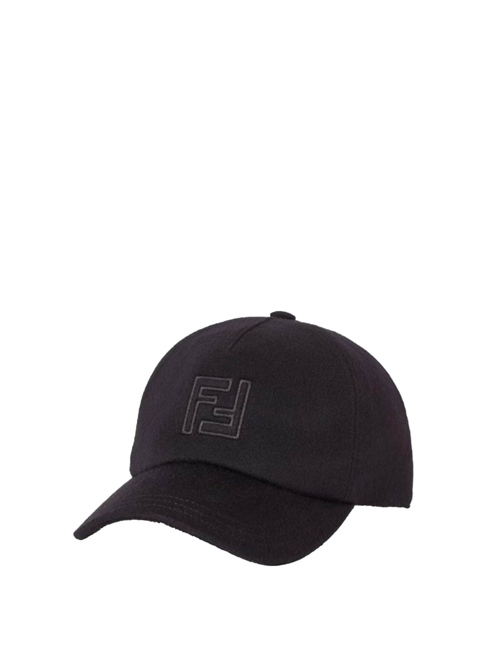 FENDI Fendi Hats Black Wo Cashmere - Men　フェンディ 帽子 ブラック ウォカシミア - メンズ