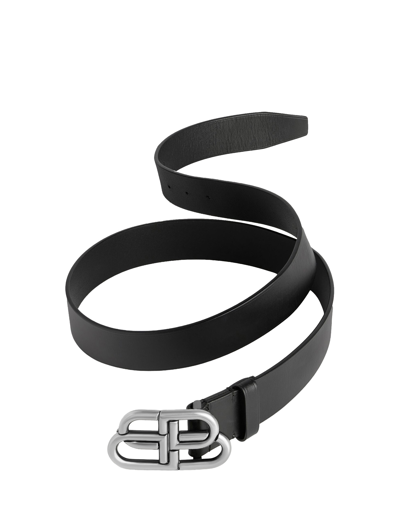 BALENCIAGA Balenciaga Belts Black Calf Leather - Men　バレンシアガ ベルト ブラック カーフ レザー - メンズ