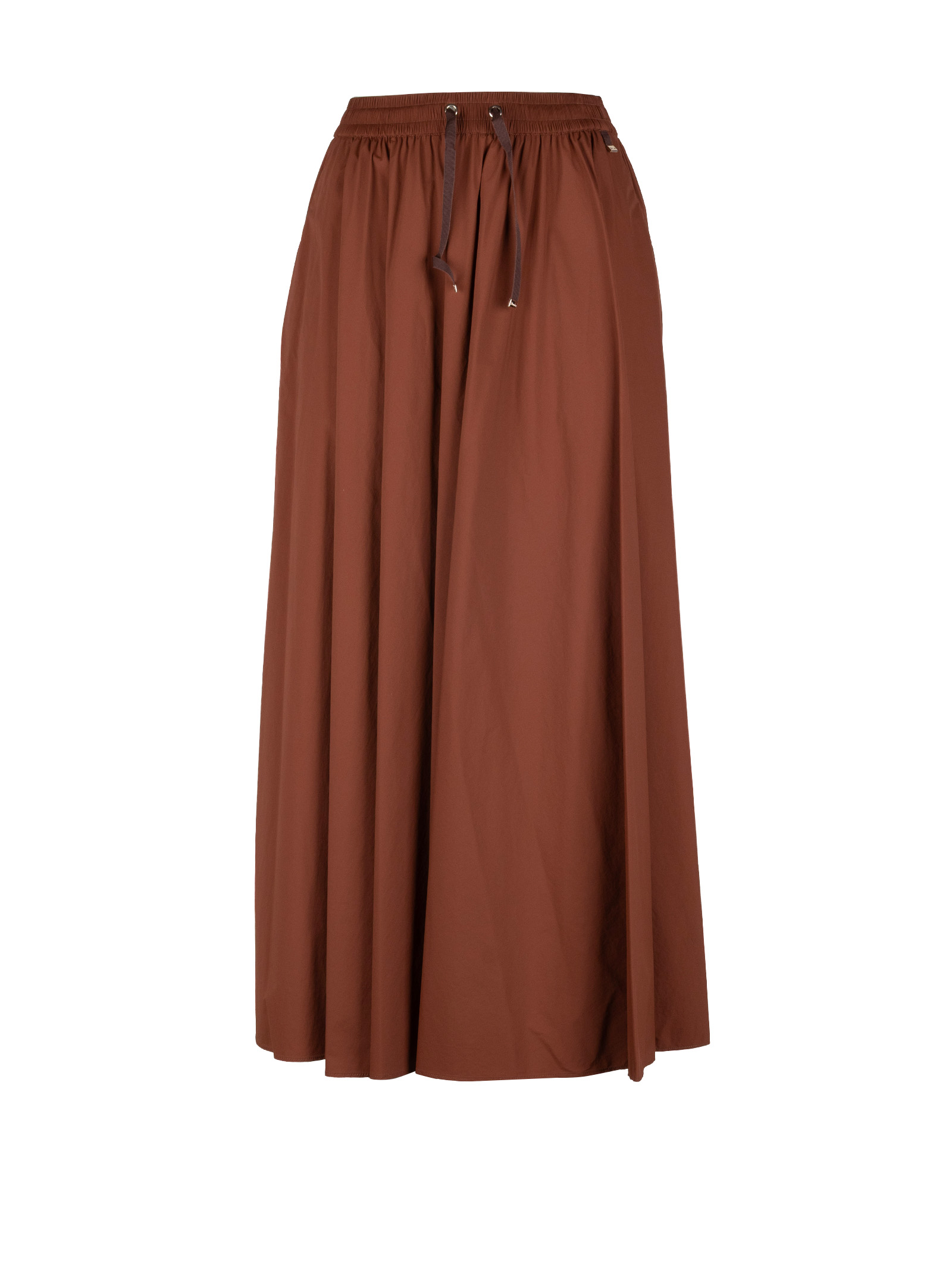 HERNO Herno Skirts Leather Brown Polyamide Elastane - Women　Herno スカート レザー ブラウン ポリアミド エラスタン - レディース