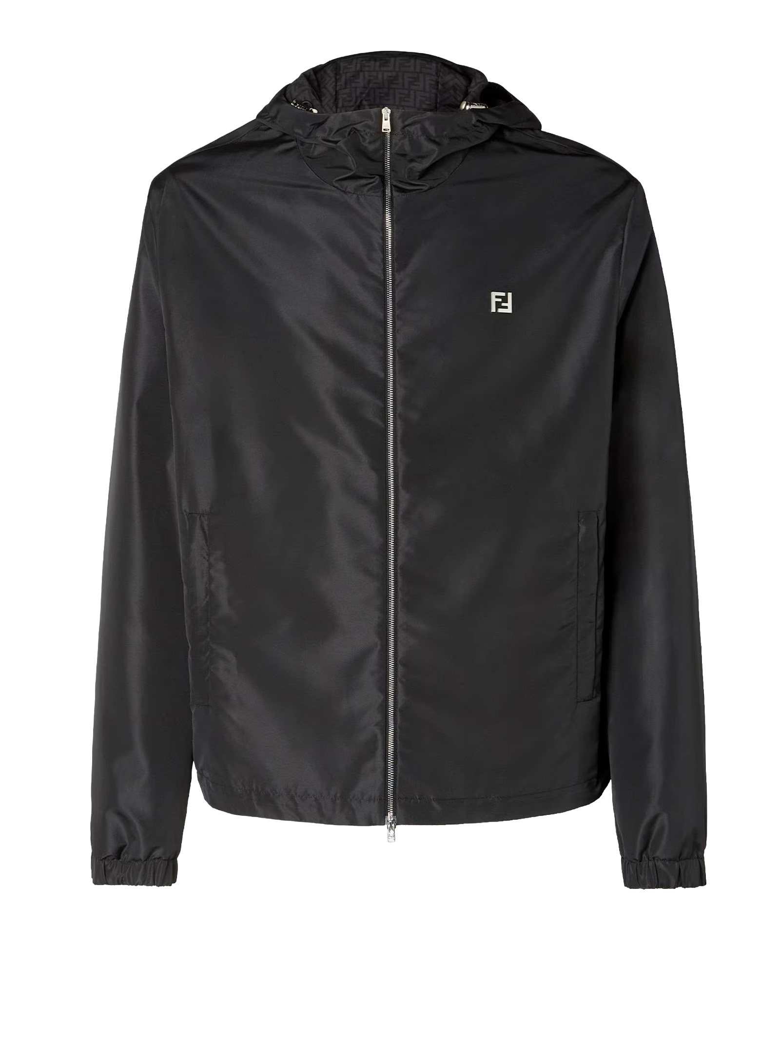 FENDI Fendi Coats Black Pl+fod.:pl - Men　フェンディ コート ブラック Pl+fod.:pl - メンズ