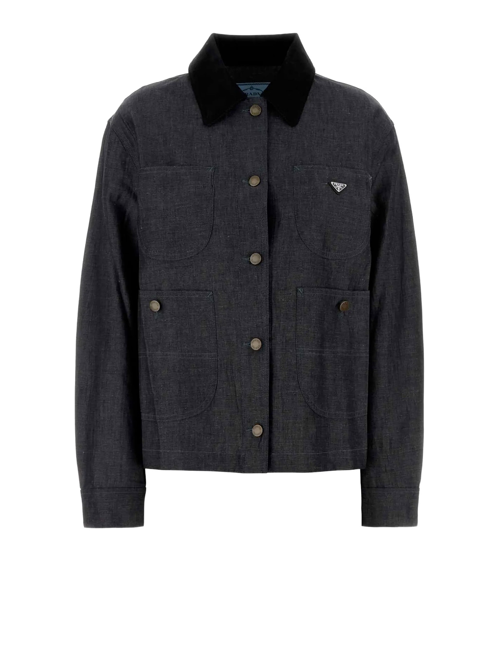 Prada Prada Coats Blue Co Li - Women　プラダ コート ブルー Co Li - レディース