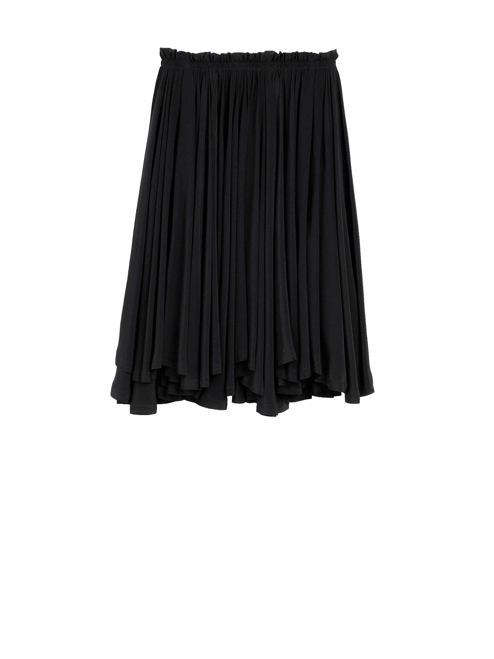AMI Paris AMI Paris Ami Skirts Black Main Material: Acetate - Women　AMI Paris アミ スカート ブラック メイン素材: アセテート - レディース